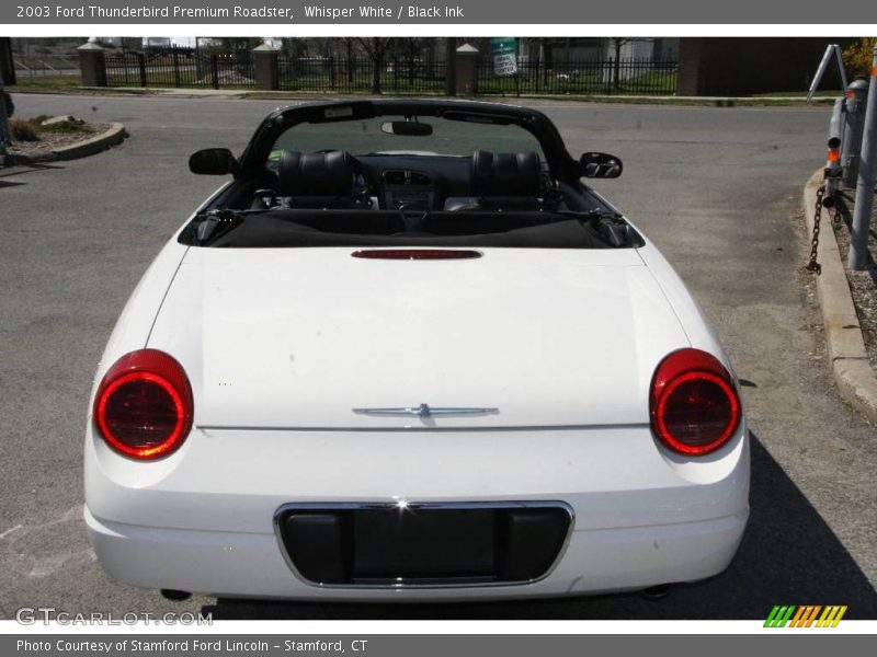 Whisper White / Black Ink 2003 Ford Thunderbird Premium Roadster