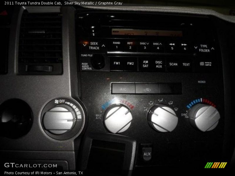 Silver Sky Metallic / Graphite Gray 2011 Toyota Tundra Double Cab