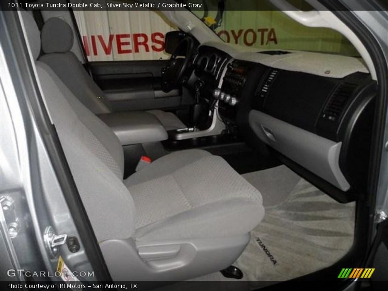 Silver Sky Metallic / Graphite Gray 2011 Toyota Tundra Double Cab