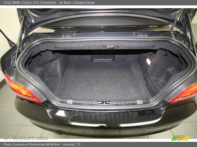 Jet Black / Savanna Beige 2012 BMW 1 Series 135i Convertible