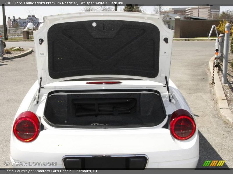 Whisper White / Black Ink 2003 Ford Thunderbird Premium Roadster