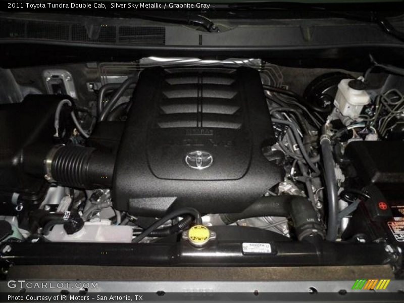 Silver Sky Metallic / Graphite Gray 2011 Toyota Tundra Double Cab