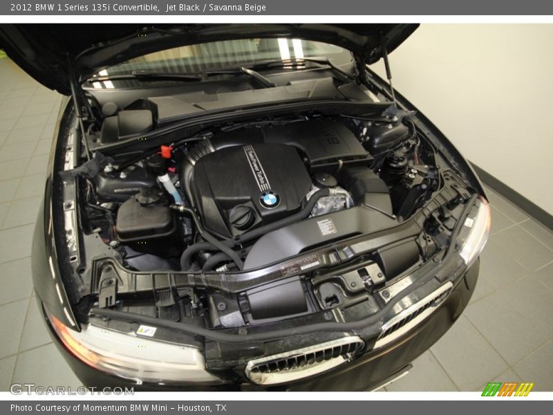 Jet Black / Savanna Beige 2012 BMW 1 Series 135i Convertible