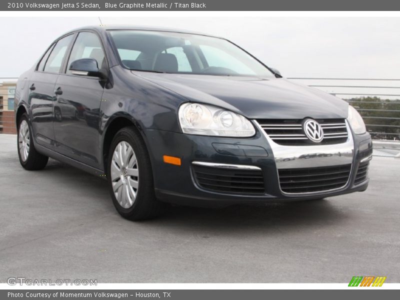 Blue Graphite Metallic / Titan Black 2010 Volkswagen Jetta S Sedan