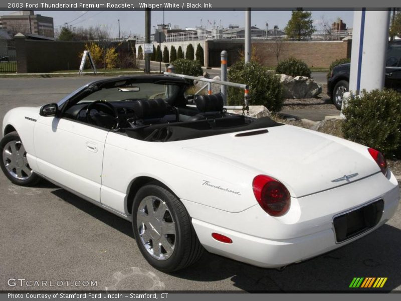 Whisper White / Black Ink 2003 Ford Thunderbird Premium Roadster