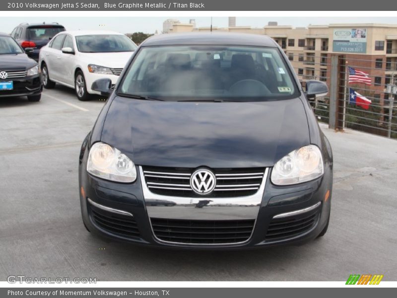 Blue Graphite Metallic / Titan Black 2010 Volkswagen Jetta S Sedan