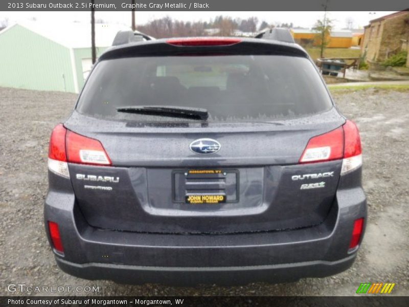 Graphite Gray Metallic / Black 2013 Subaru Outback 2.5i Premium