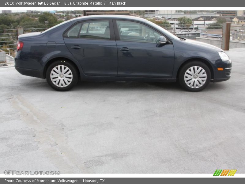 Blue Graphite Metallic / Titan Black 2010 Volkswagen Jetta S Sedan