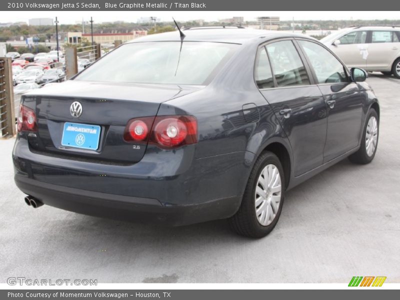 Blue Graphite Metallic / Titan Black 2010 Volkswagen Jetta S Sedan