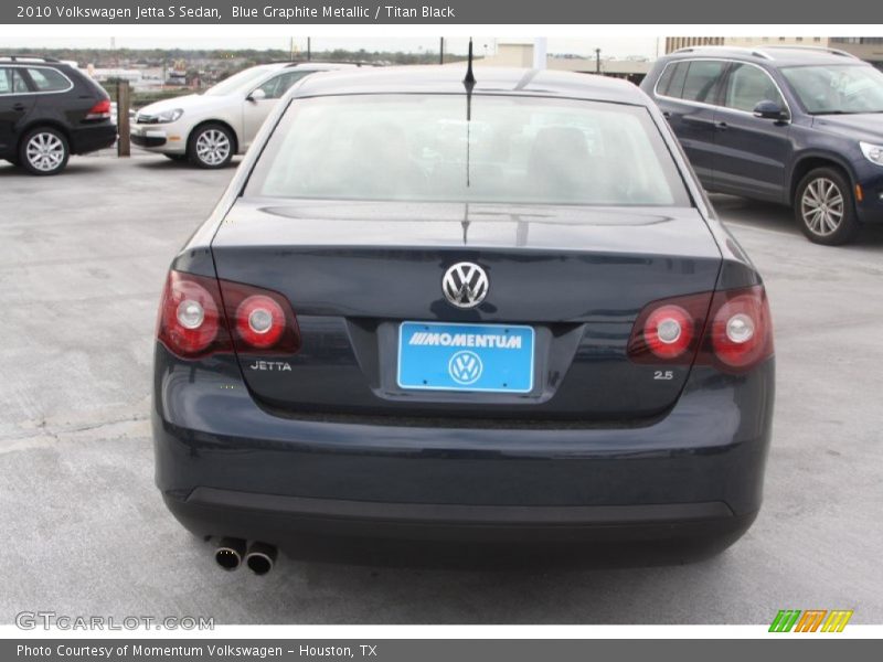 Blue Graphite Metallic / Titan Black 2010 Volkswagen Jetta S Sedan