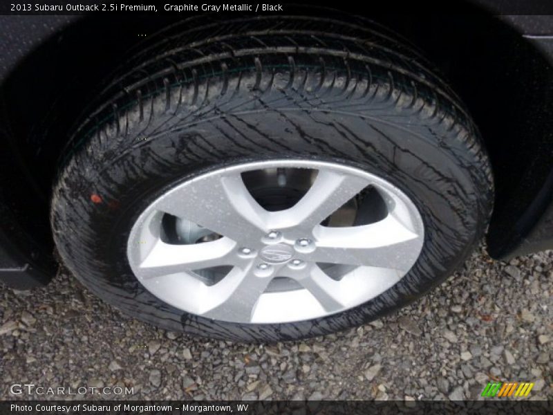 Graphite Gray Metallic / Black 2013 Subaru Outback 2.5i Premium