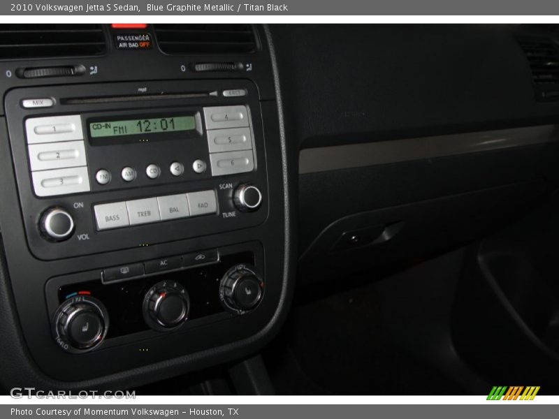 Blue Graphite Metallic / Titan Black 2010 Volkswagen Jetta S Sedan