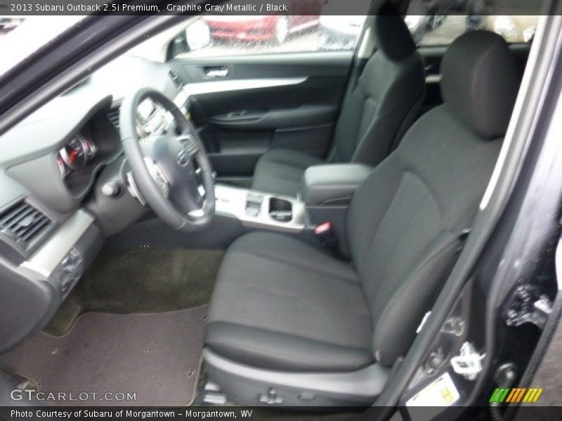 Graphite Gray Metallic / Black 2013 Subaru Outback 2.5i Premium