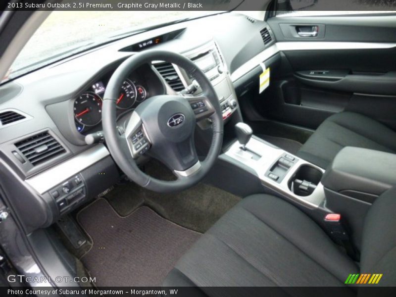 Graphite Gray Metallic / Black 2013 Subaru Outback 2.5i Premium
