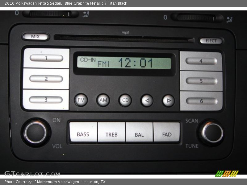 Blue Graphite Metallic / Titan Black 2010 Volkswagen Jetta S Sedan