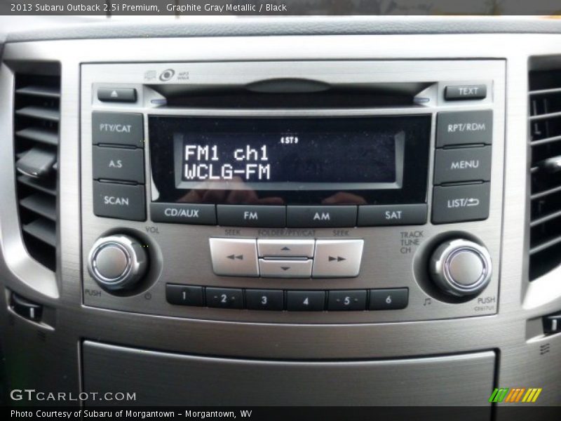 Graphite Gray Metallic / Black 2013 Subaru Outback 2.5i Premium