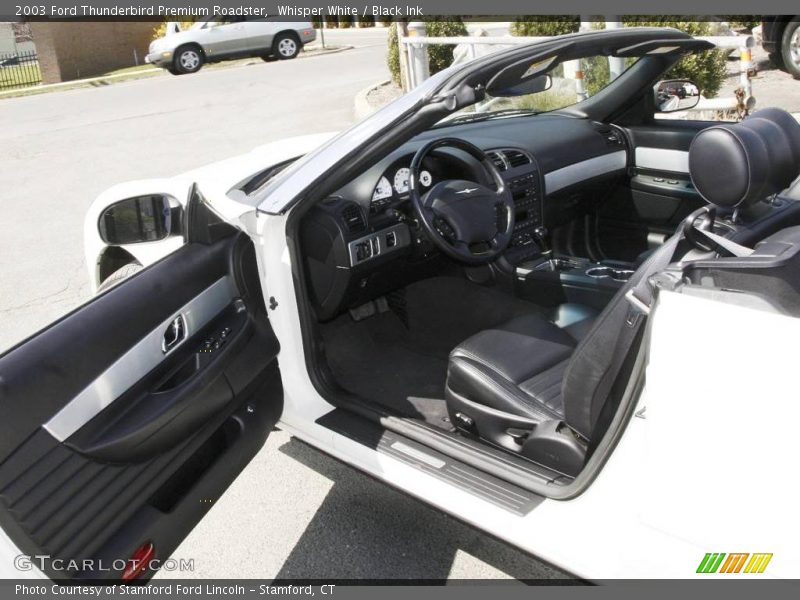 Whisper White / Black Ink 2003 Ford Thunderbird Premium Roadster