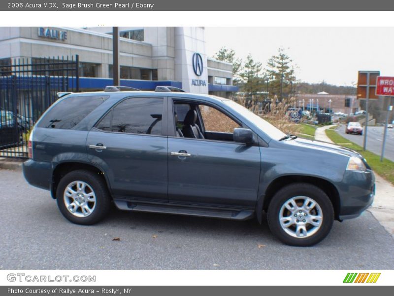 Sage Brush Green Pearl / Ebony 2006 Acura MDX