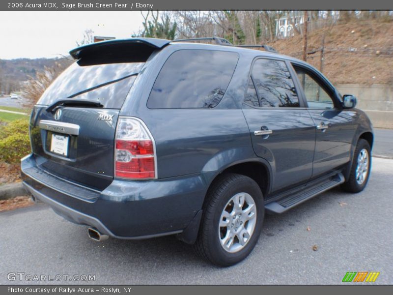 Sage Brush Green Pearl / Ebony 2006 Acura MDX