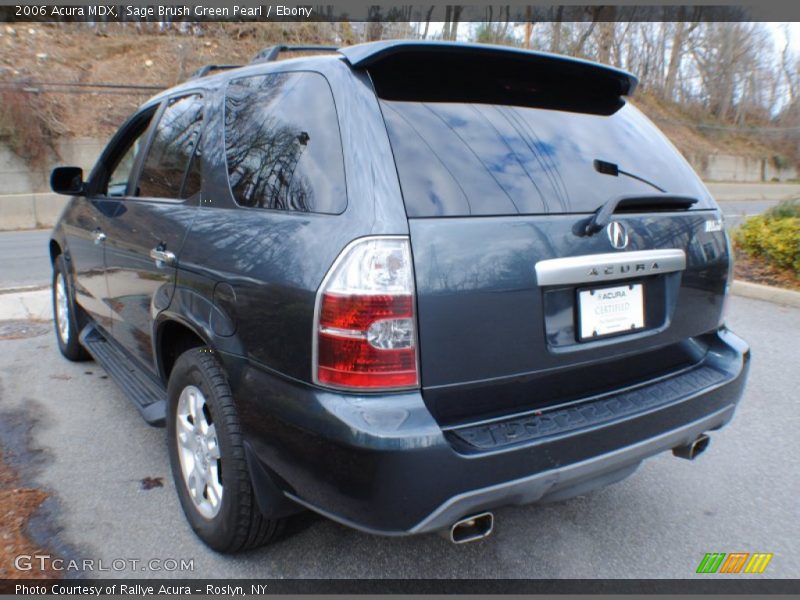 Sage Brush Green Pearl / Ebony 2006 Acura MDX