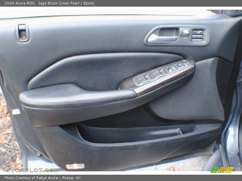 Sage Brush Green Pearl / Ebony 2006 Acura MDX