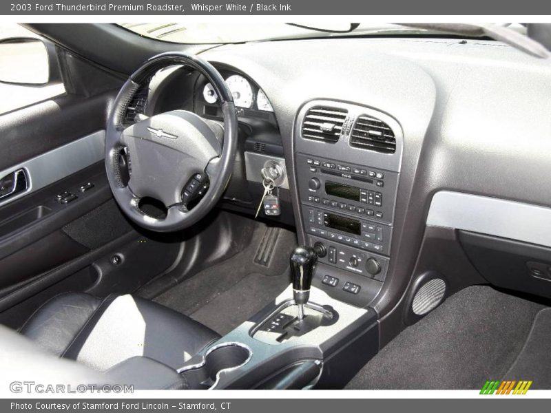 Whisper White / Black Ink 2003 Ford Thunderbird Premium Roadster