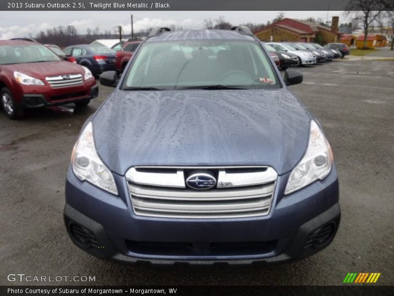 Twilight Blue Metallic / Black 2013 Subaru Outback 2.5i