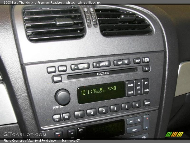 Whisper White / Black Ink 2003 Ford Thunderbird Premium Roadster