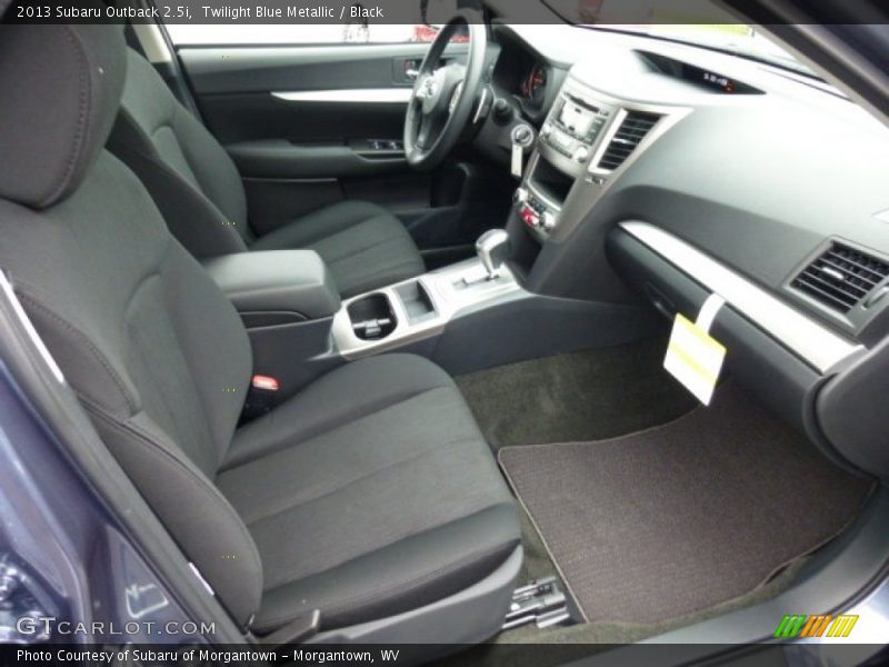 Twilight Blue Metallic / Black 2013 Subaru Outback 2.5i