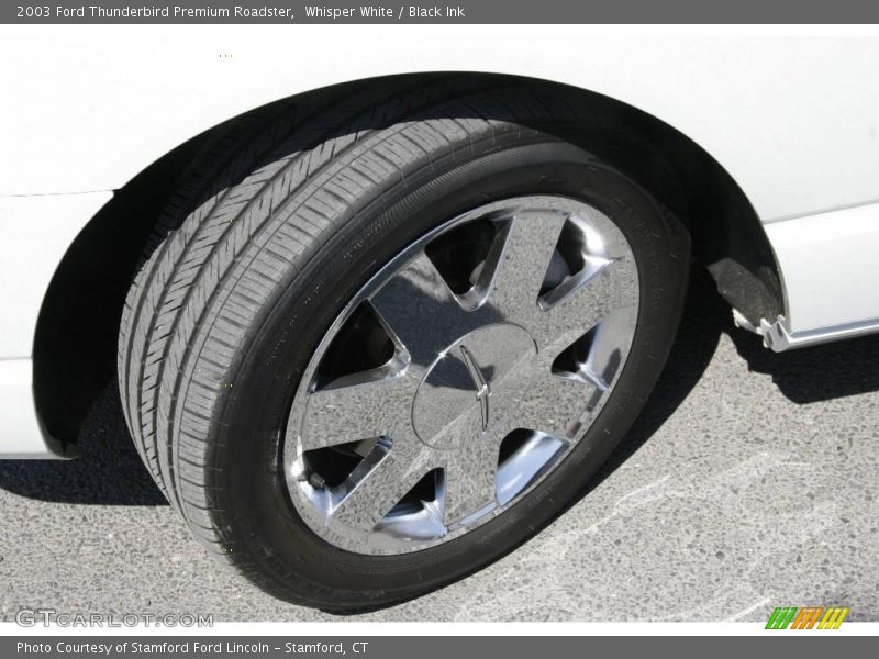 Whisper White / Black Ink 2003 Ford Thunderbird Premium Roadster