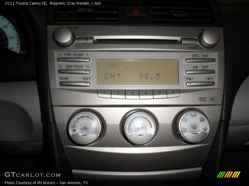 Magnetic Gray Metallic / Ash 2011 Toyota Camry SE