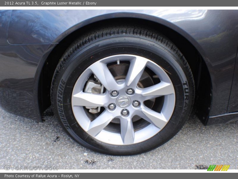 Graphite Luster Metallic / Ebony 2012 Acura TL 3.5