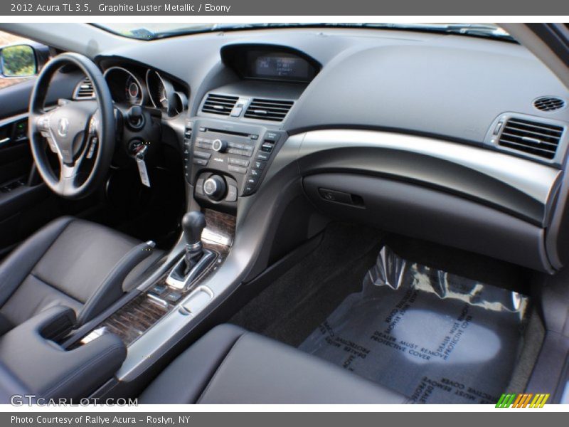 Graphite Luster Metallic / Ebony 2012 Acura TL 3.5