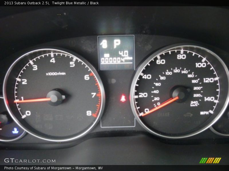 Twilight Blue Metallic / Black 2013 Subaru Outback 2.5i