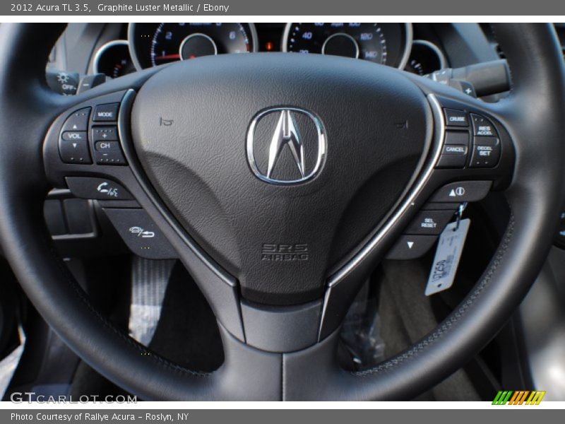 Graphite Luster Metallic / Ebony 2012 Acura TL 3.5