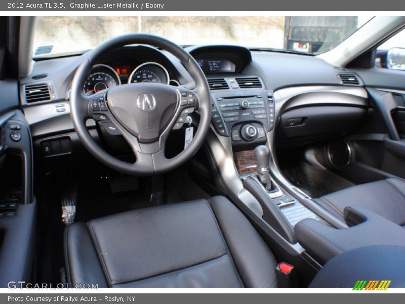 Graphite Luster Metallic / Ebony 2012 Acura TL 3.5