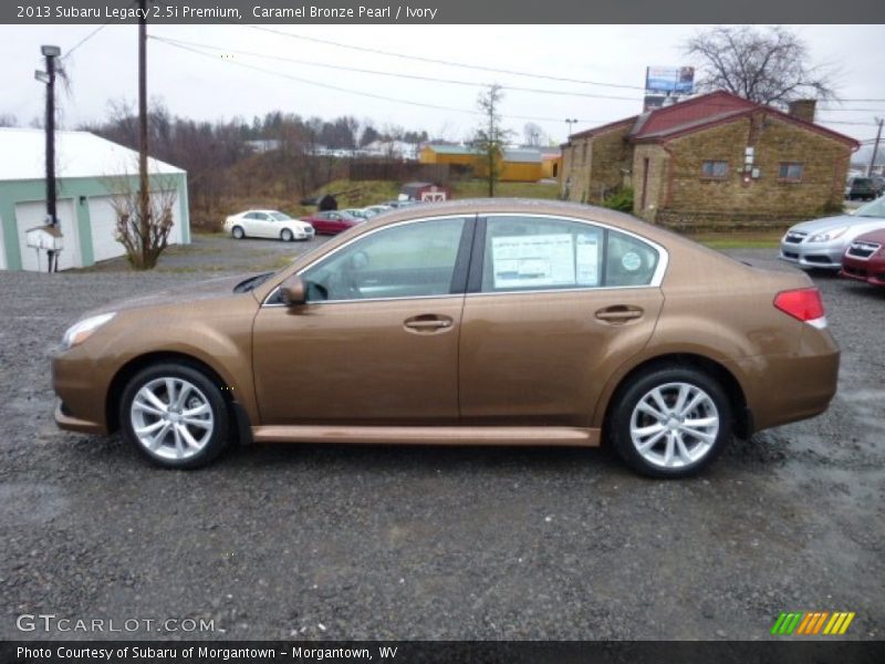Caramel Bronze Pearl / Ivory 2013 Subaru Legacy 2.5i Premium