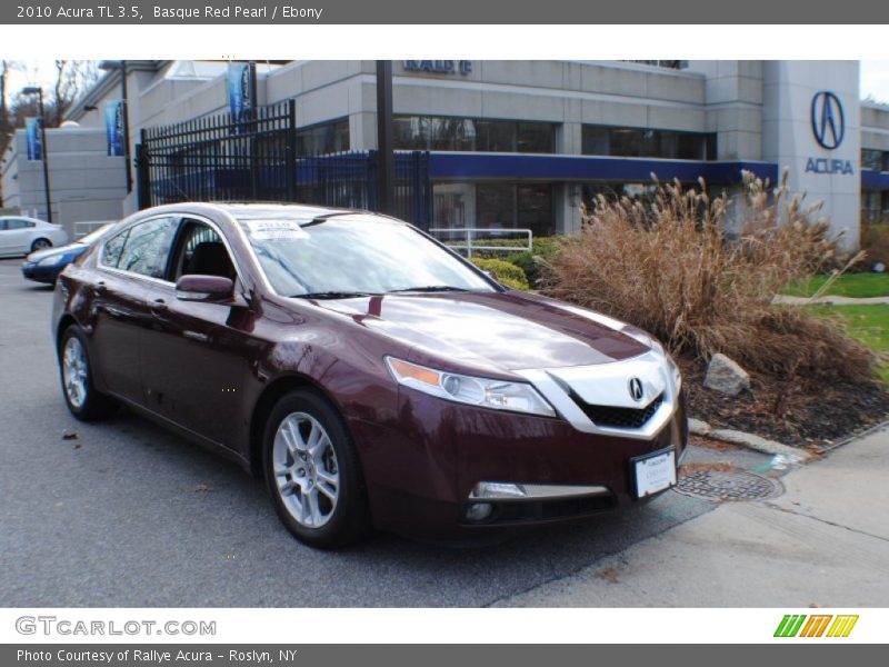 Basque Red Pearl / Ebony 2010 Acura TL 3.5