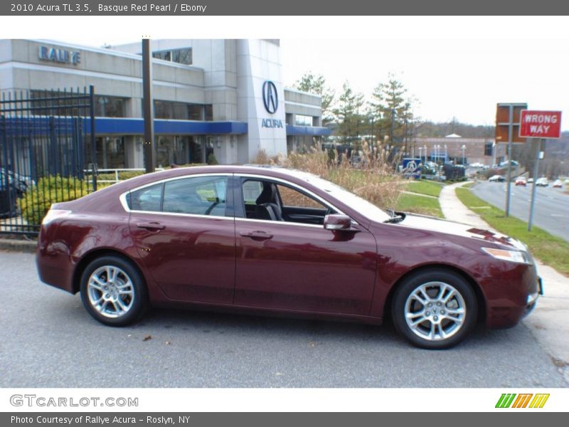 Basque Red Pearl / Ebony 2010 Acura TL 3.5