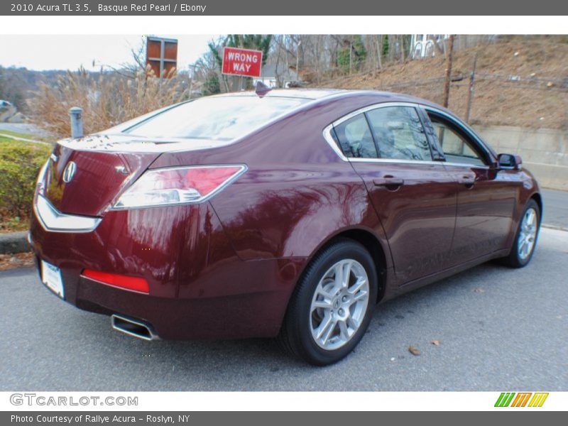 Basque Red Pearl / Ebony 2010 Acura TL 3.5