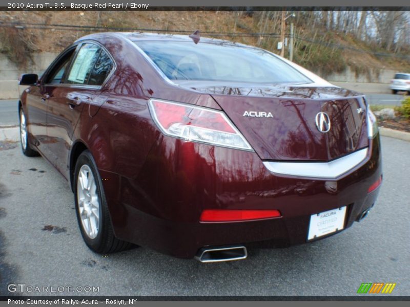Basque Red Pearl / Ebony 2010 Acura TL 3.5