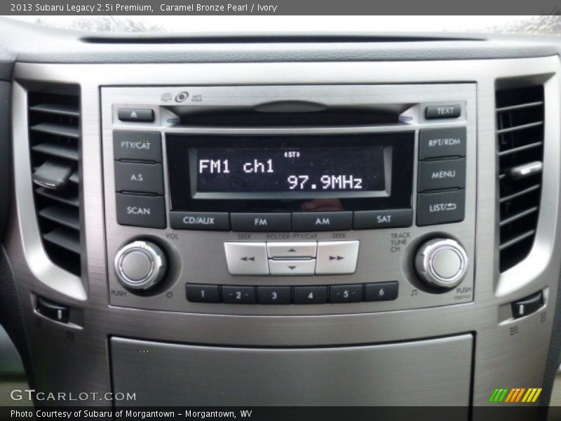 Caramel Bronze Pearl / Ivory 2013 Subaru Legacy 2.5i Premium