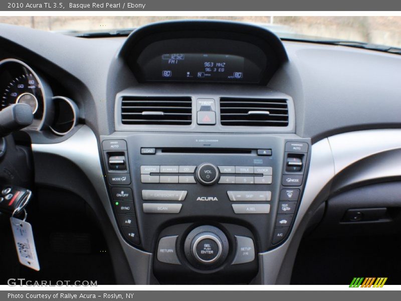Basque Red Pearl / Ebony 2010 Acura TL 3.5