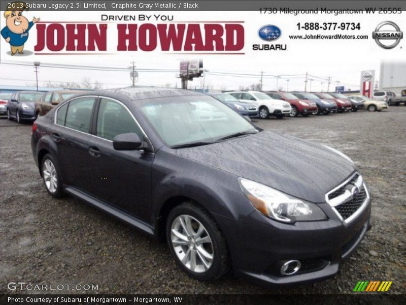 Graphite Gray Metallic / Black 2013 Subaru Legacy 2.5i Limited