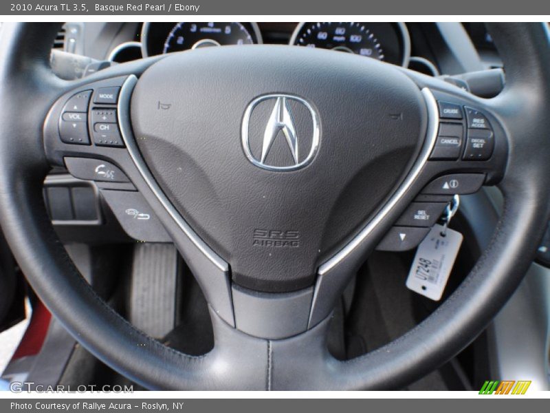 Basque Red Pearl / Ebony 2010 Acura TL 3.5