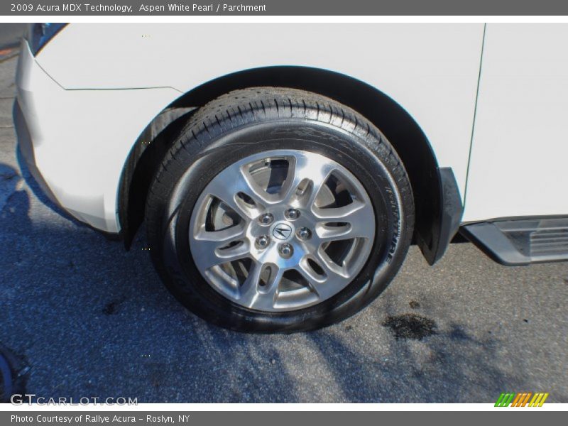 Aspen White Pearl / Parchment 2009 Acura MDX Technology