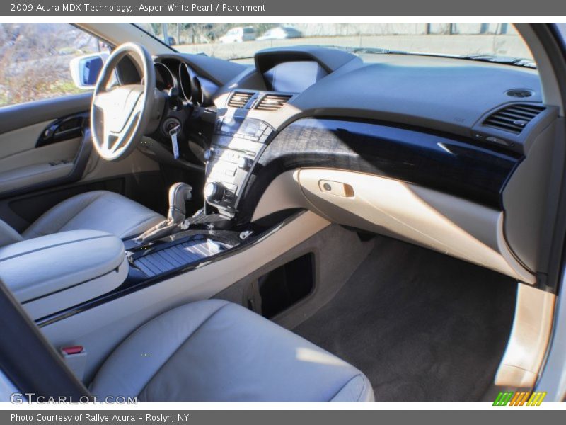 Aspen White Pearl / Parchment 2009 Acura MDX Technology