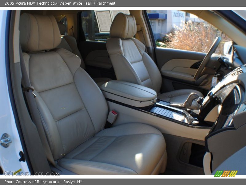 Aspen White Pearl / Parchment 2009 Acura MDX Technology