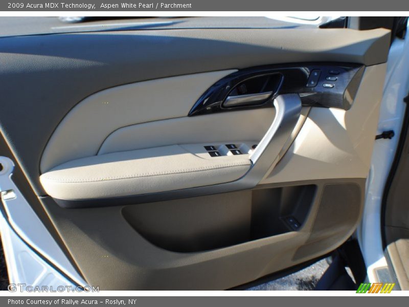 Aspen White Pearl / Parchment 2009 Acura MDX Technology