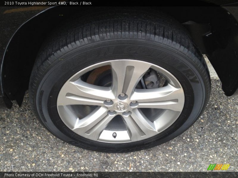 Black / Black 2010 Toyota Highlander Sport 4WD